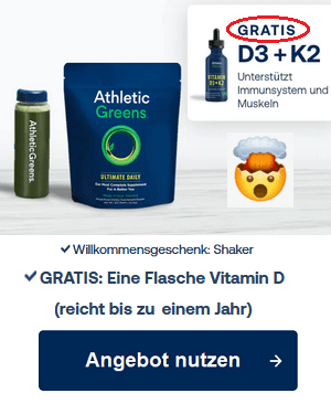 athletic-greens código de descuento vitamin-d3-k2-shaker-flasche
