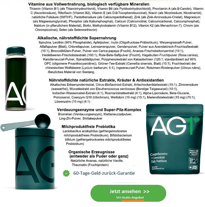 AG1 Ingrediënten von Athletic Greens