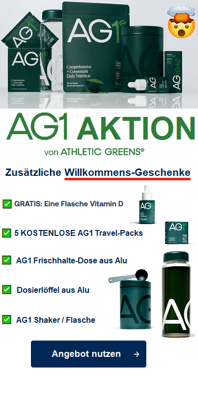 Athletic Greens AG1 Angebot