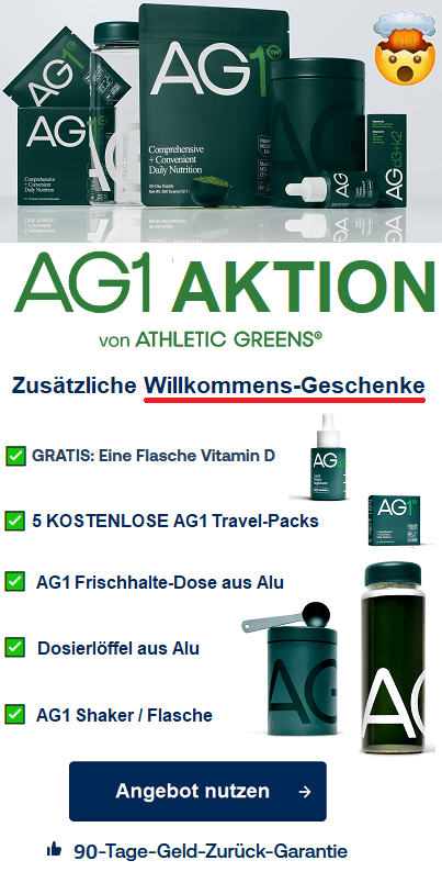 Athletic Greens AG1 Angebot