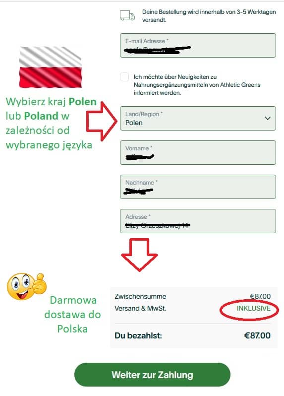 Poland adres dostawy