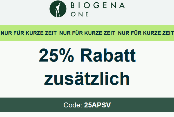 biogena one promo code