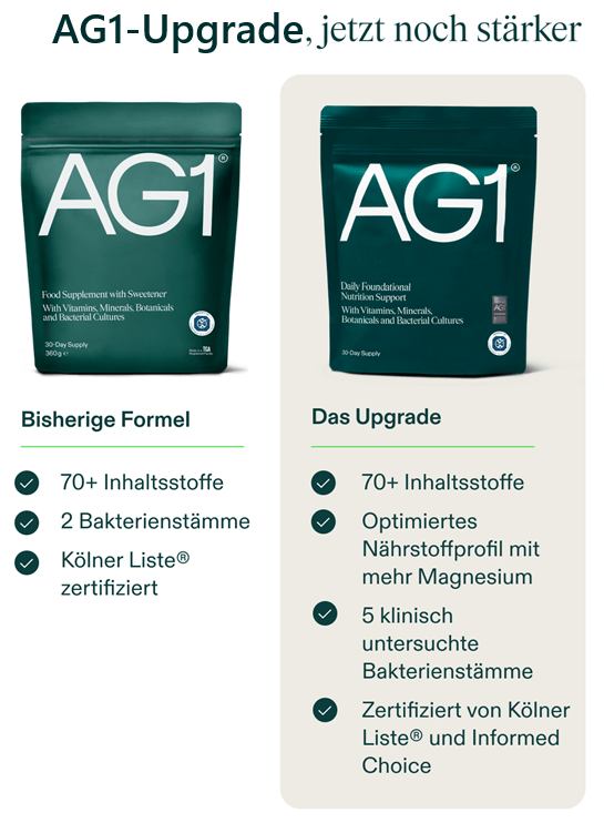 ag1 upgrade